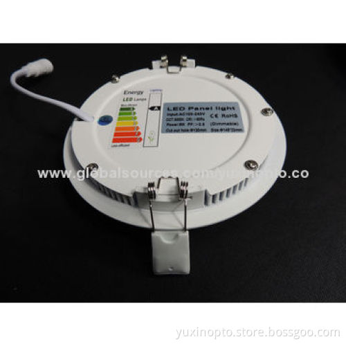 6W Round LED Panel Light, RoHS Directive-compliant